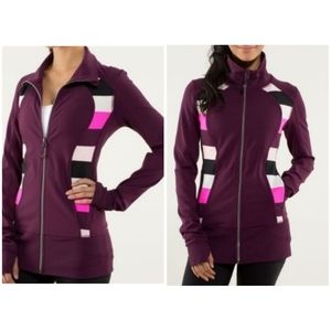 Lululemon 2 nice asana plum jacket